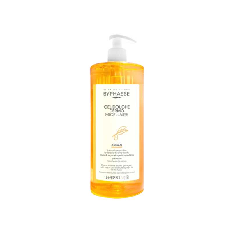 BYPHASSE GEL DE DUS DERMO MICELAR 1000 ML ARGAN