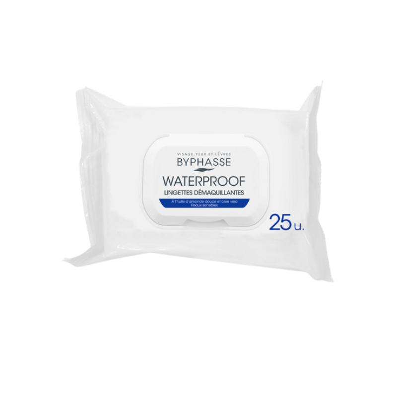 BYPHASSE SERVETELE DEMACHIANTE 25 BUC WATERPROOF