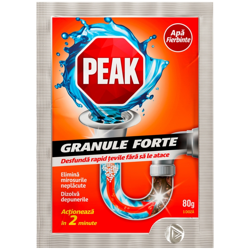 PEAK OUT DESFUNDAT CHIUVETA GRANULE 80G APA FIERBINTE
