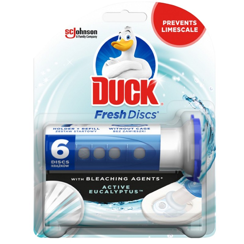 DUCK FRESH DISCS APARAT WC 36ML EUCALYPT