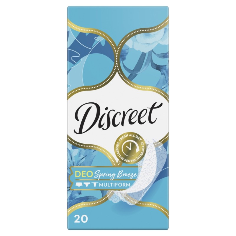 DISCREET ABSORBANTE ZILNICE 20BUC DEO SPRING BREEZE