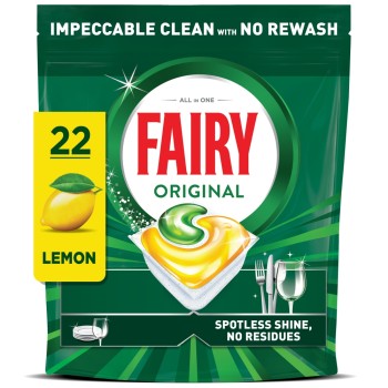 Fairy Detergent Vase Capsule 22 Buc Lămâie