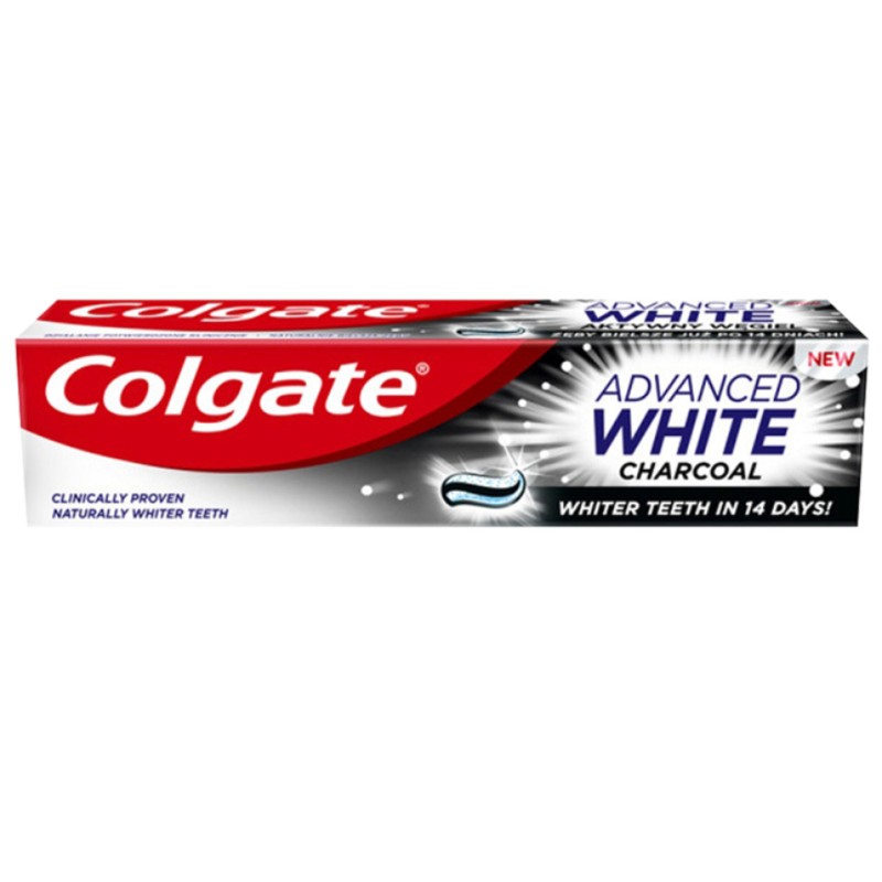 COLGATE PASTA DINTI 100ML ADVANCED WHITE CHARCOAL