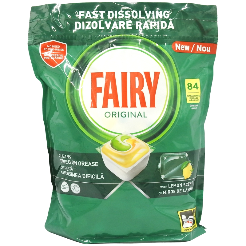 Fairy Detergent Vase Capsule 84 Buc Original