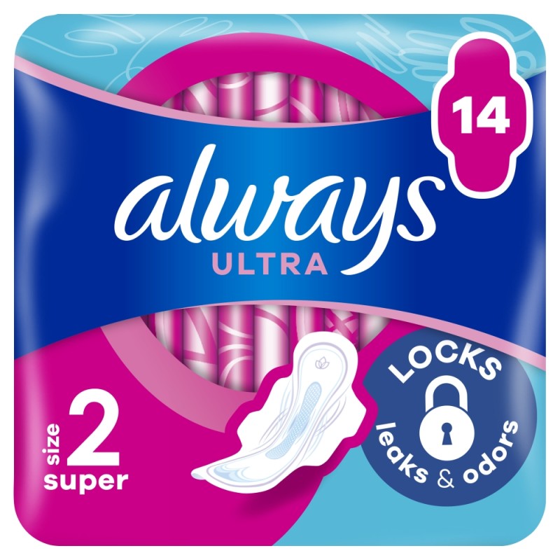 ALWAYS ABSORBANTE 14BUC ULTRA SUPER PLUS
