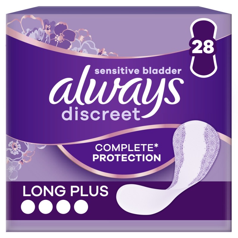 ALWAYS DISCREET ABSORBANTE ZILNICE INCONTINENTA 28BUC LONG PLUS