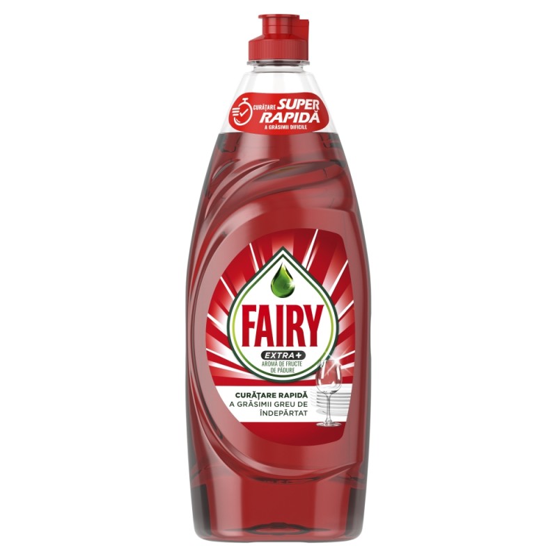 FAIRY EXTRA PLUS DETERGENT VASE LICHID 650ML FRUCTE DE PADURE