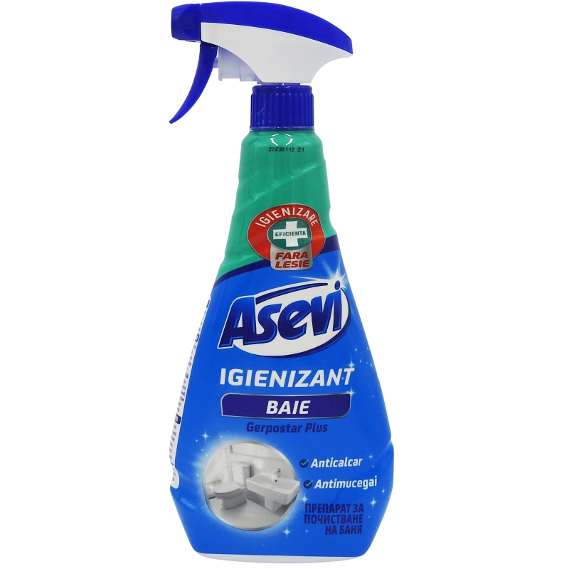 ASEVI SOLUTIE IGIENIZANTA BAIE ANTICALCAR ANTIMUCEGAI 750ML