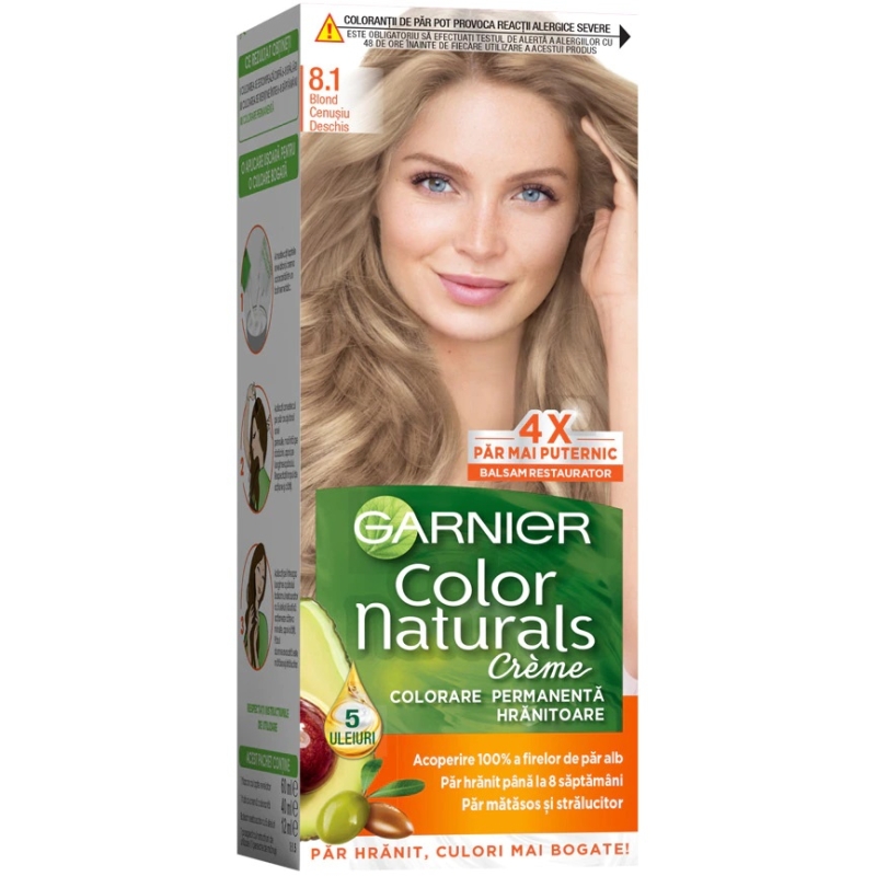 GARNIER COLOR NATURALS VOPSEA PAR 8.1 BLOND CENUSIU DESCHIS