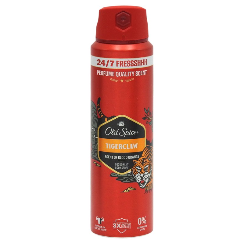 Old Spice Deodorant Spray 150ml Tigerclaw