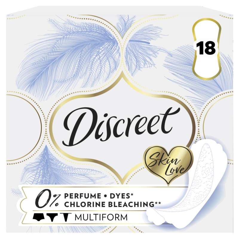 DISCREET ABSORBANTE ZILNICE 18BUC MULTIFORM SKIN LOVE