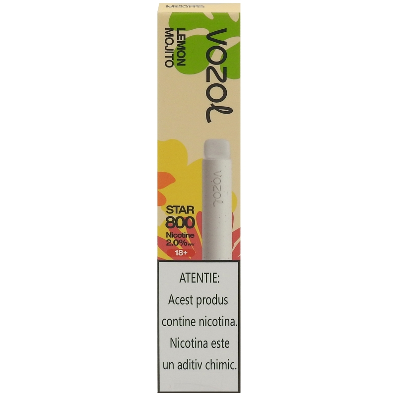 VOZOL TIGARA ELECTRONICA STAR 800 PUFFS LEMON MOJITO
