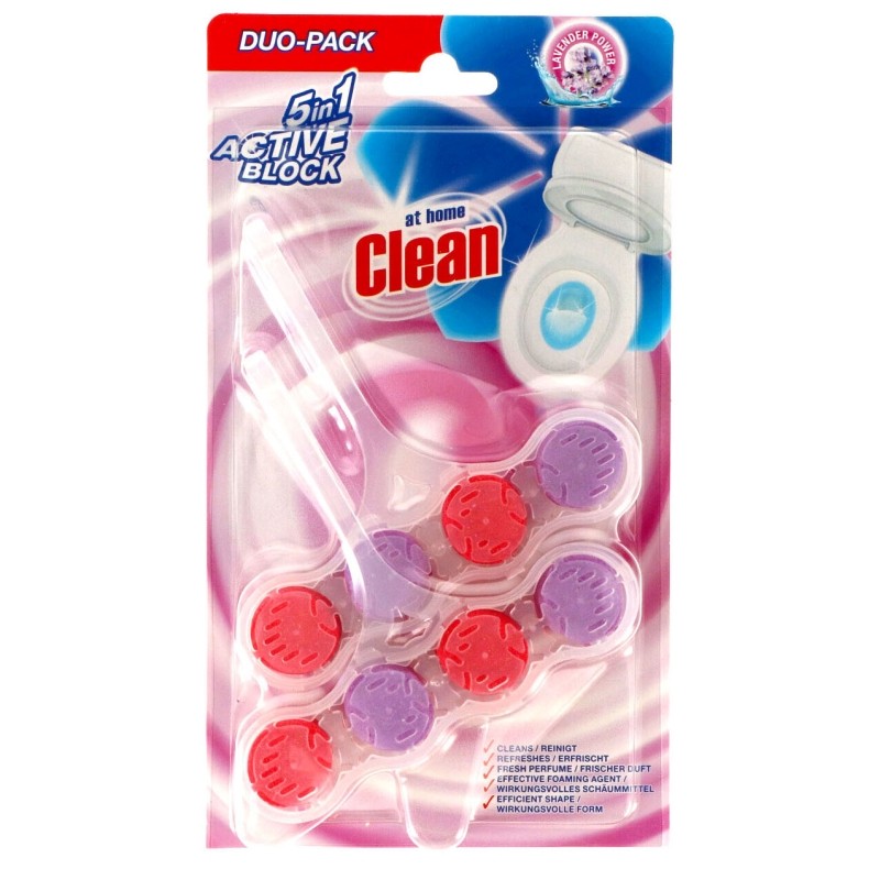 AT HOME CLEAN ODORIZANT WC 2X45G LAVANDA