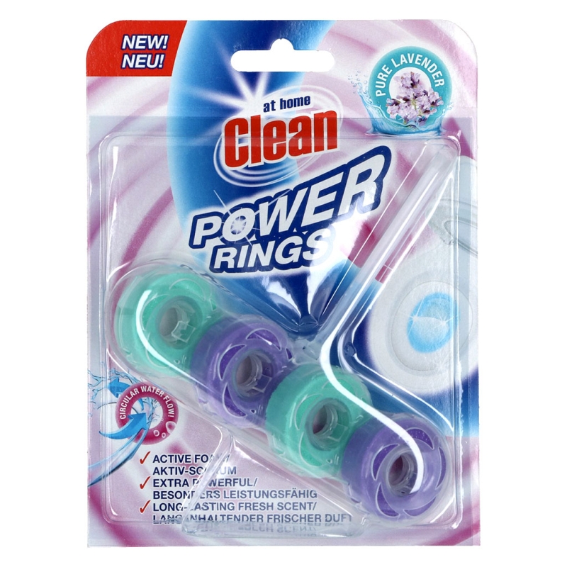AT HOME CLEAN ODORIZANT WC RINGS 40G LAVANDA