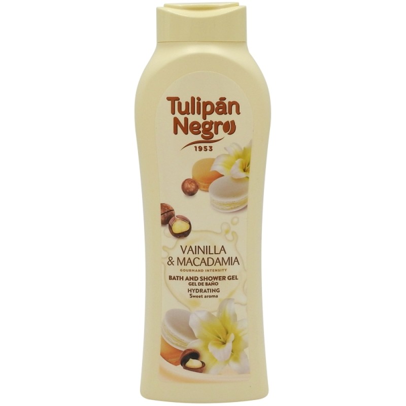 TULIPAN NEGRO GEL DUS 650ML VANILLA MACADAMIA