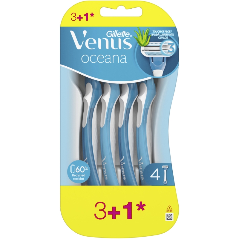 Gillette Venus3 Aparat de Ras Oceana 4 Buc