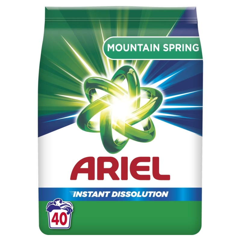ARIEL DETERGENT RUFE AUTOMAT 3KG MOUNTAIN SPRING 40SPALARI