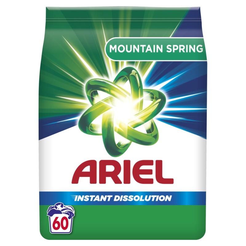 ARIEL DETERGENT RUFE AUTOMAT 4.5KG MOUNTAIN SPRING 60SPALARI