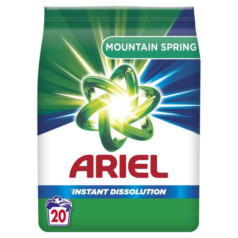 ARIEL DETERGENT RUFE AUTOMAT 1.5KG MOUNTAIN SPRING 20SPALARI