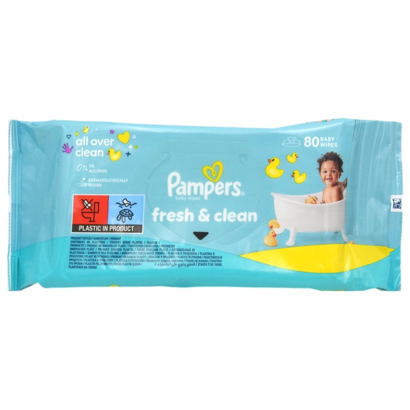 Pampers Servetele Umede Baby Fresh Clean 80 Buc