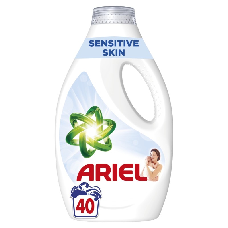 ARIEL DETERGENT LICHID 2L SENSITIVE SKIN 40SPALARI