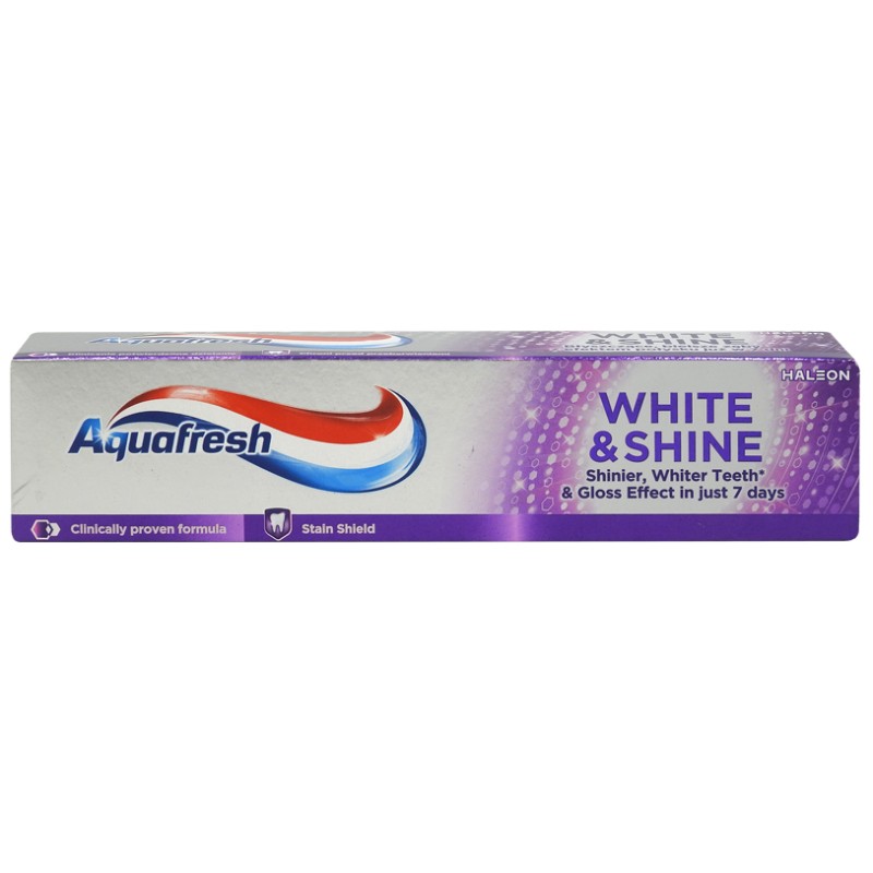 AQUAFRESH PASTA DINTI 100ML WHITE SHINE