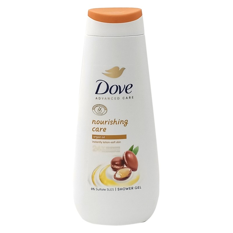 DOVE GEL DUS 400ML NOURISHING CARE ARGAN OIL 0%