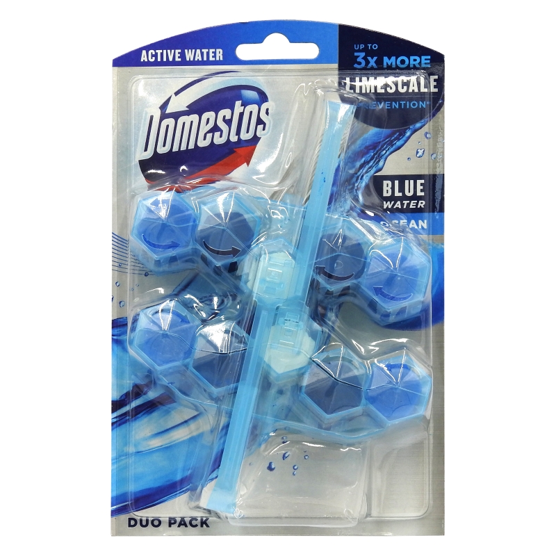 DOMESTOS ODORIZANT WC BILE 2X53G BLUE WATER