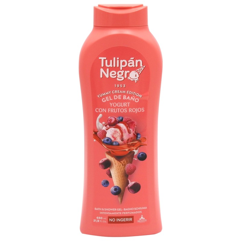 TULIPAN NEGRO GEL DUS 650ML YOGURT FRUTOS