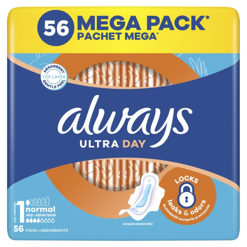 ALWAYS ABSORBANTE ZILNICE 56BUC ULTRA