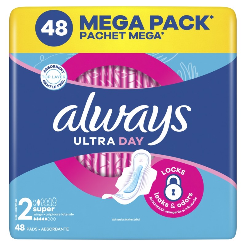 ALWAYS ABSORBANTE ZILNICE 48BUC ULTRA
