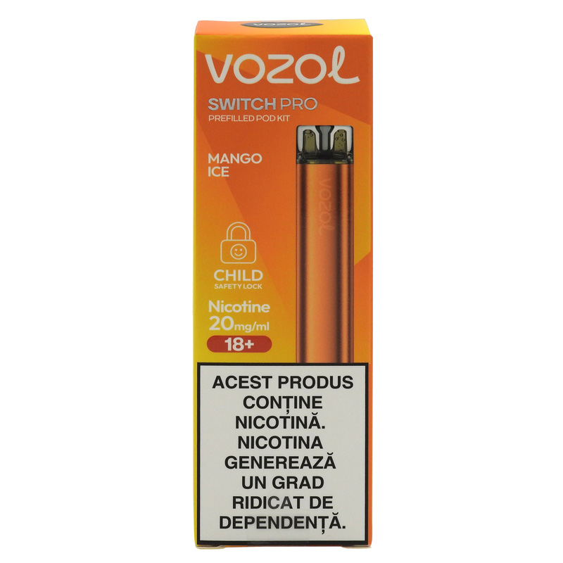 VOZOL TIGARA ELECTRONICA SWITCH PRO REINCARCABILA MANGO ICE