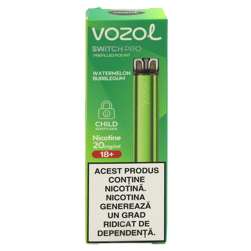 VOZOL TIGARA ELECTRONICA SWITCH PRO REINCARCABILA WATERMELON BUBBLEGUM