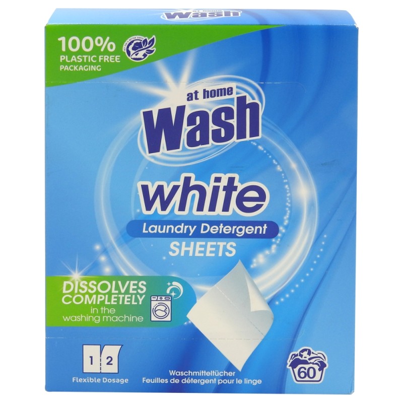 AT HOME DETERGENT RUFE SERVETELE 60SP WHITE