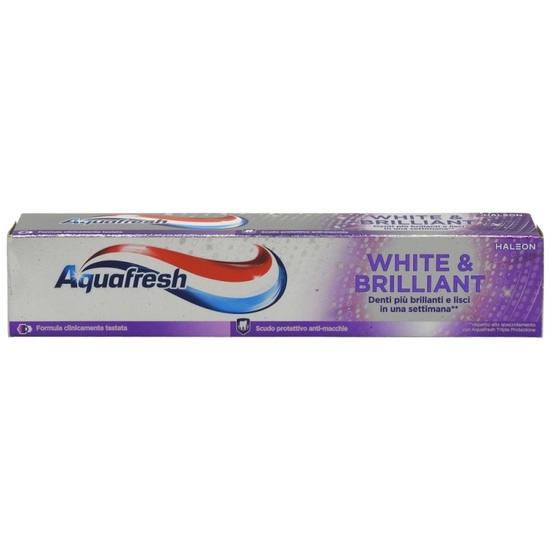 AQUAFRESH PASTA DINTI 75ML WHITE BRILLIANT