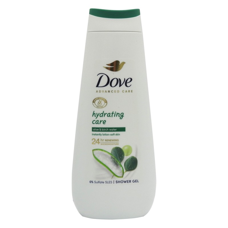 DOVE GEL DUS ADVANCED CARE 400ML ALOE HIDRATANT