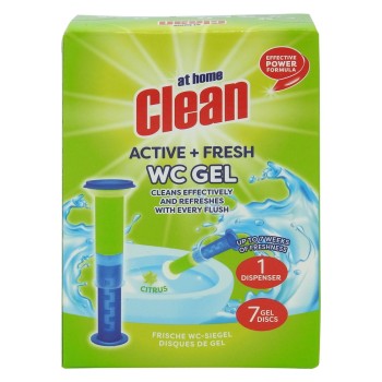 AT HOME CLEAN ACTIVE FRESH WC GEL 30ML LEMON