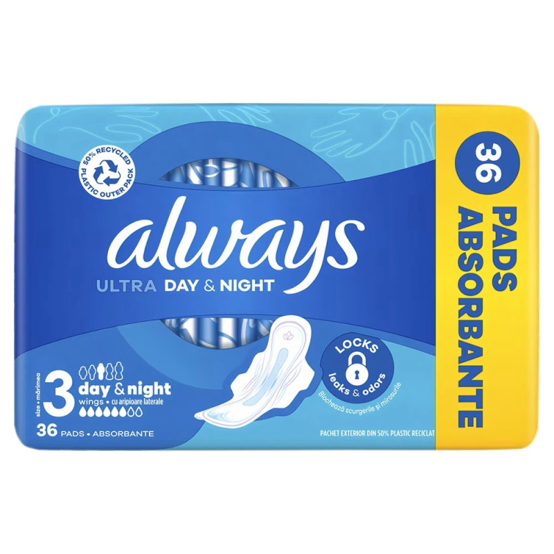 ALWAYS ABSORBANTE 36BUC ULTRA DAY NIGHT