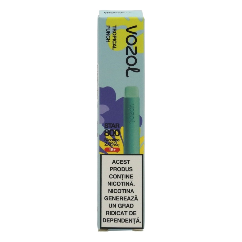 VOZOL TIGARA ELECTRONICA STAR 800 PUFFS TROPICAL PUNCH