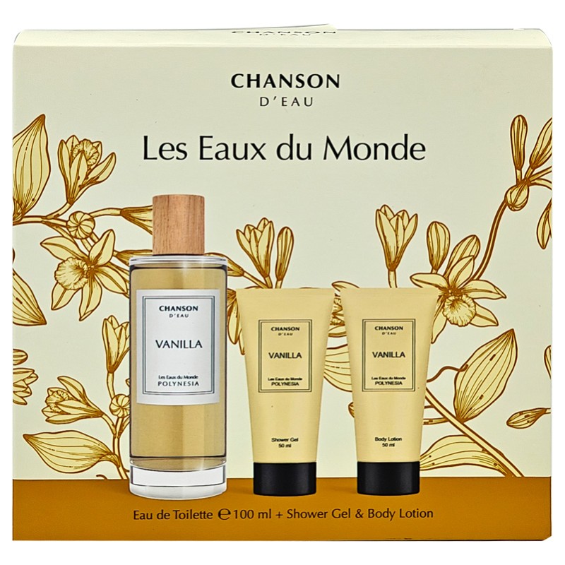 CHANSON D EAU CASETA CADOU (EDT100+BL50ML+SG50) VANILLA