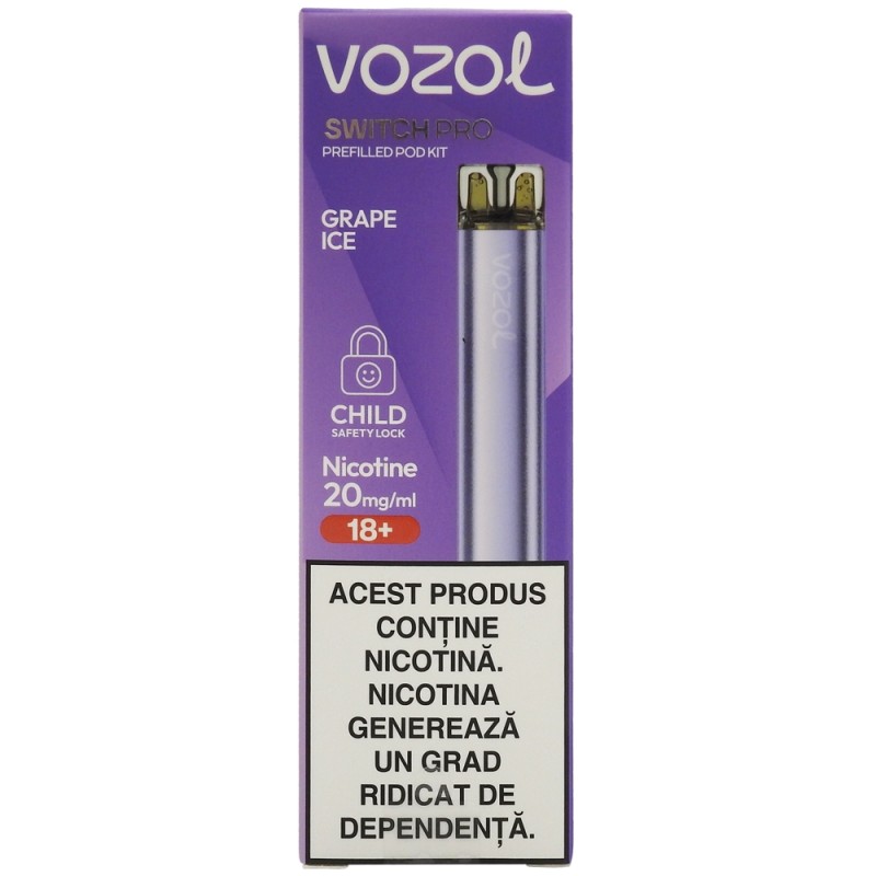 VOZOL TIGARA ELECTRONICA SWITCH PRO REINCARCABILA GRAPE ICE