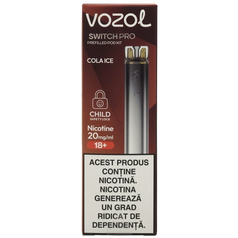 VOZOL TIGARA ELECTRONICA SWITCH PRO REINCARCABILA COLA ICE