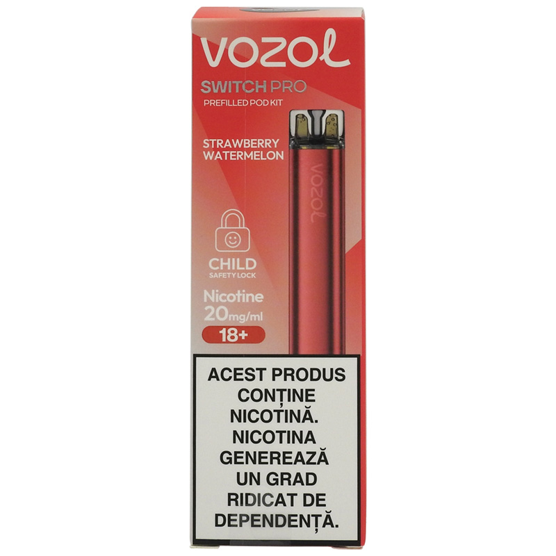 VOZOL TIGARA ELECTRONICA SWITCH PRO REINCARCABILA STRAWBERRY WATERMELON