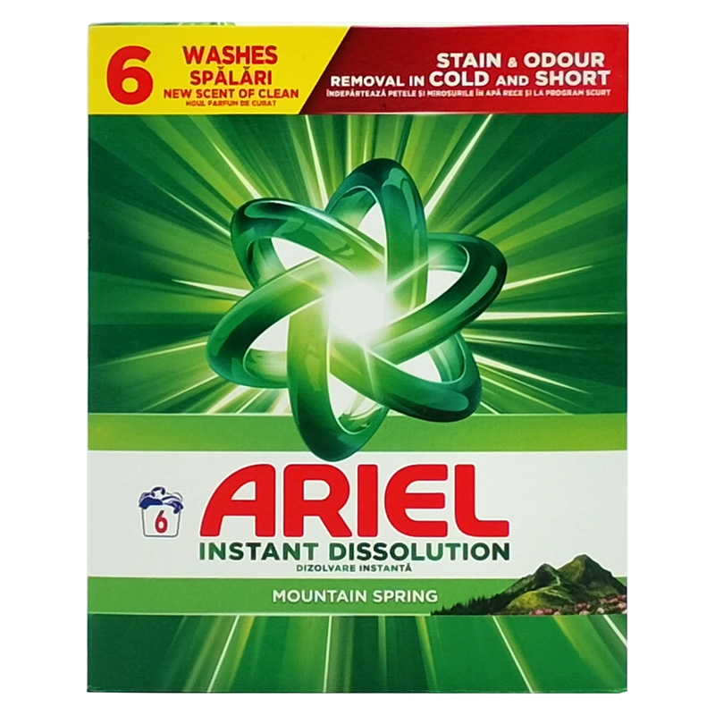 ARIEL DETERGENT RUFE AUTOMAT 390G MS 6SPALARI