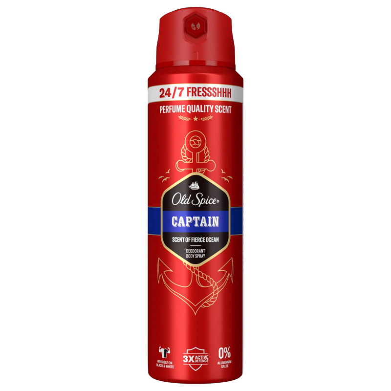Old Spice Deodorant Spray 200ml Captain