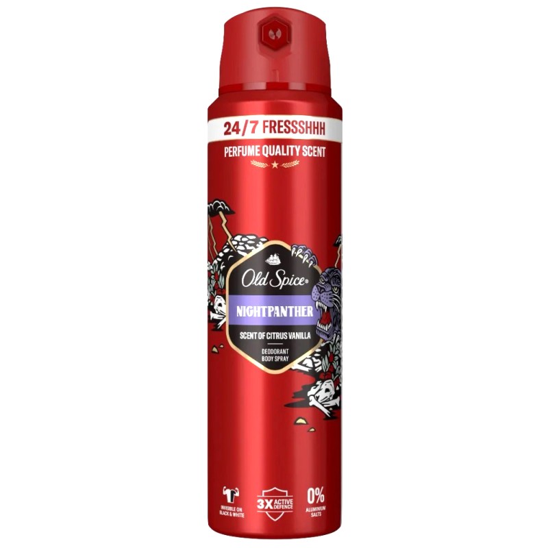 Old Spice Deodorant Spray 200ml NightPanther
