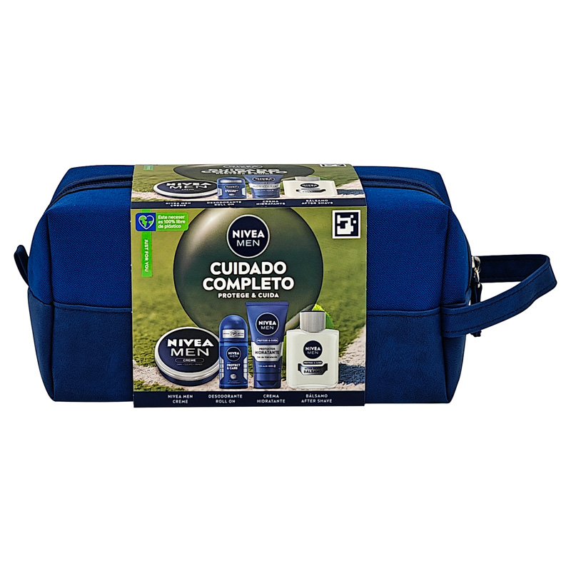 NIVEA BORSETA CADOU (CR75ML+ROLL50ML+AF100ML+CRHIDR75ML) MEN PROTEGE CUIDA