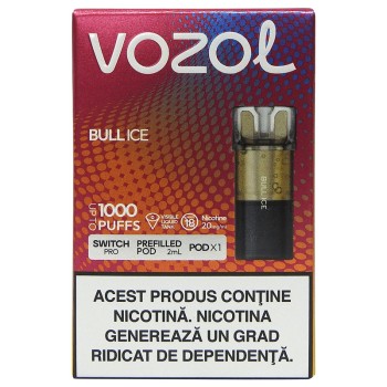 VOZOL CARTUS TIGARA ELECTRONICA SWITCH PRO BULL ICE