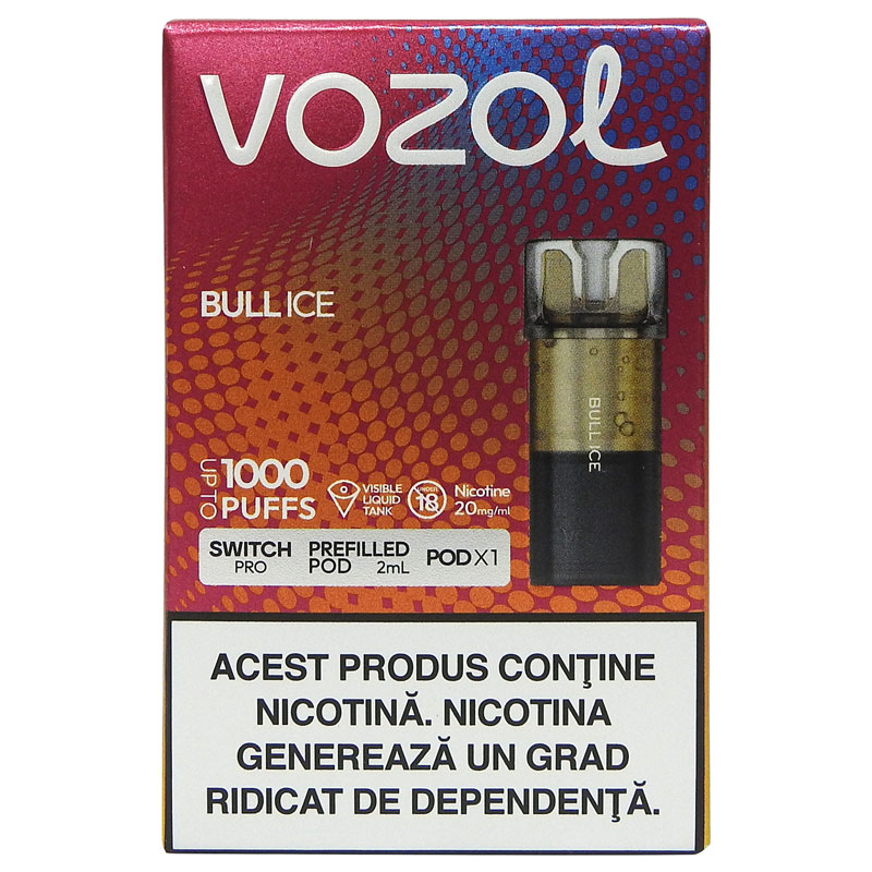 VOZOL CARTUS TIGARA ELECTRONICA SWITCH PRO BULL ICE