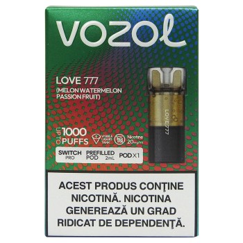 VOZOL CARTUS TIGARA ELECTRONICA SWITCH PRO LOVE 777